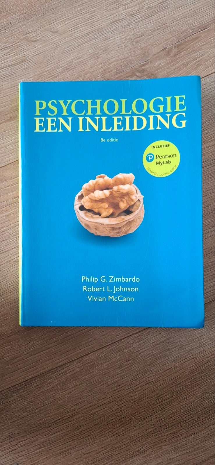Psychologie een inleiding - 8e editie, Zo goed als nieuw, Gamma, Philip G. Zimbardo, Robert L. Johnson, Vivian McCann, HBO