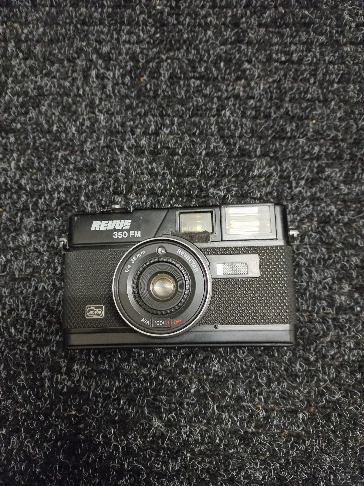 Vintage Revue 350 FM Compact Camera - Zwart, Ophalen of Verzenden, Gebruikt, Compact, Overige Merken