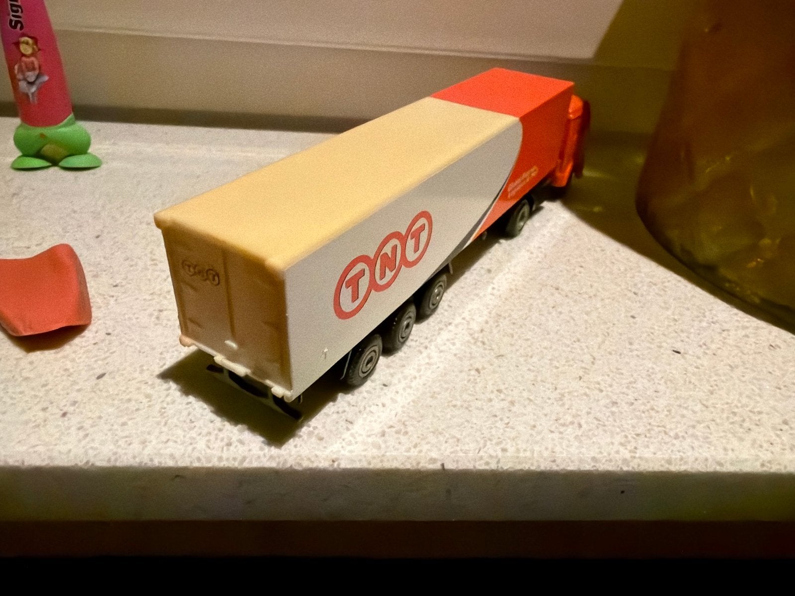 Zeldzame 1/87 Mercedes TNT Post vrachtwagen model, Overige merken, Gebruikt, C, Ophalen of Verzenden