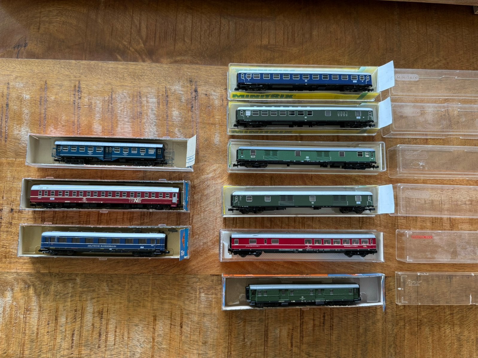 N spoor Minitrix Roco Fleischmann rijtuigen, Gelijkstroom, Fleischmann, Wagon, Ophalen of Verzenden