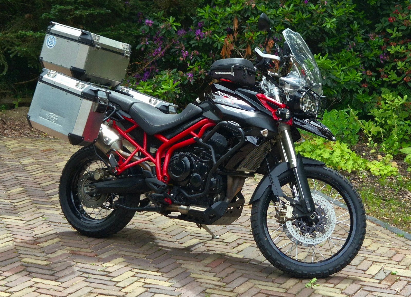 Tiger 800XC SE ABS 2014 super compleet en netjes, Motoren, Occasion, Motorrijbewijs A, 3 cilinders, Particulier