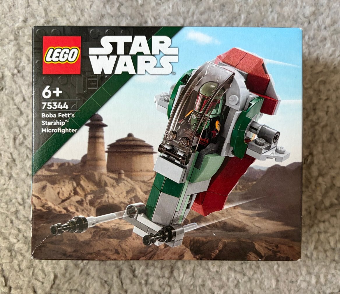 LEGO Star Wars Boba Fett's Starship Microfighter 75344, Lego, Star Wars, Denemarken, Nieuw