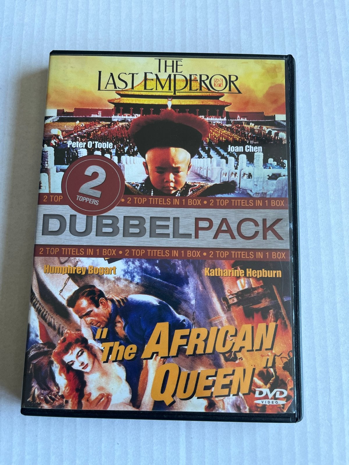 The Last Emperor & The African Queen - Dubbelpack DVD, Vanaf 12 jaar, Ophalen of Verzenden, Gebruikt, Engels
