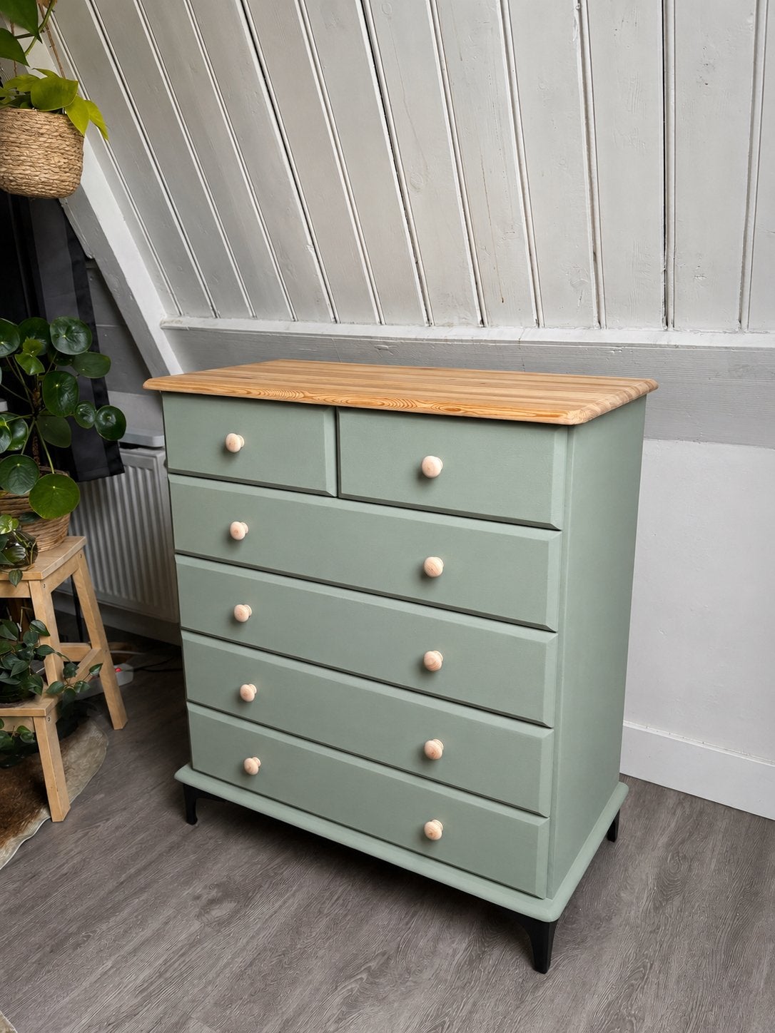 Houten ladekast, Huis en Inrichting, Kasten | Ladekasten, Nieuw, 3 of 4 laden, Minder dan 100 cm, 25 tot 50 cm