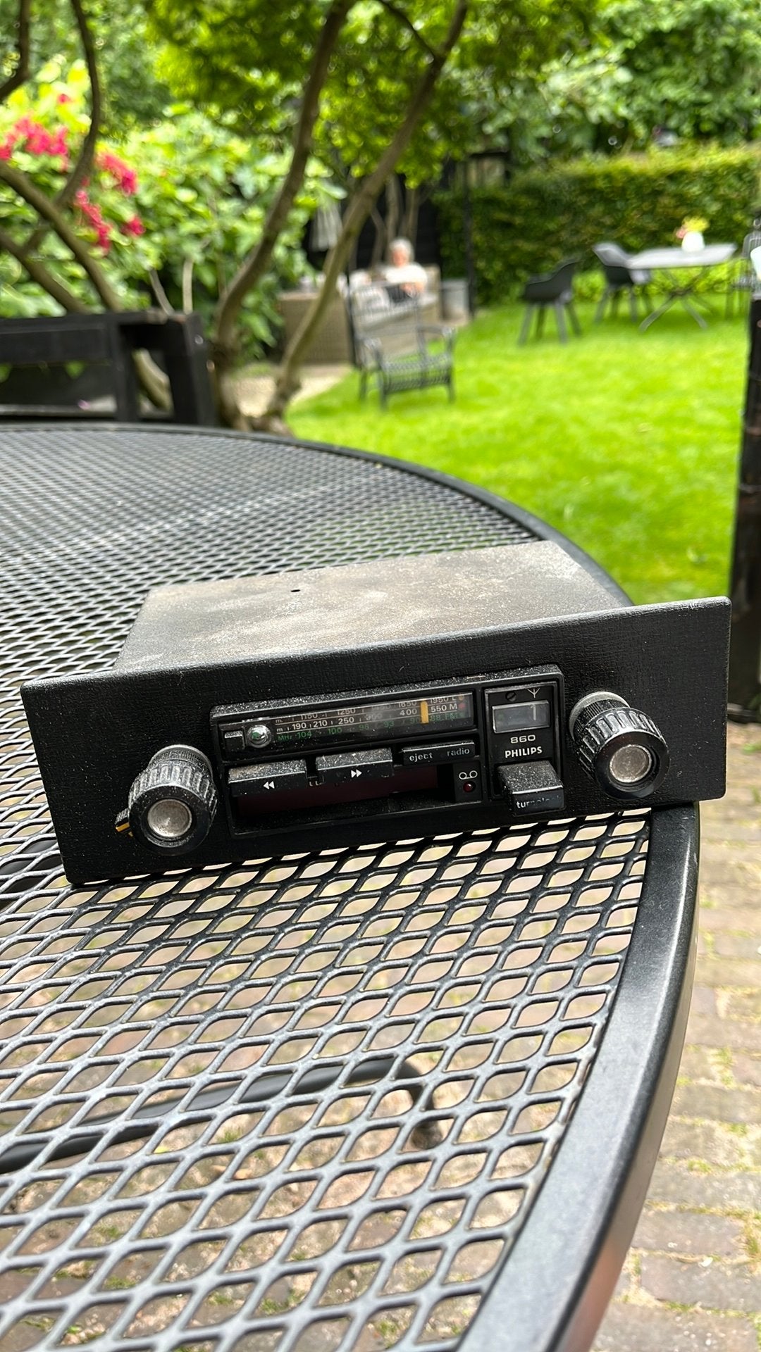 Philips Kever cabrio radio 1977, Auto diversen, Autoradio's, Ophalen, Gebruikt