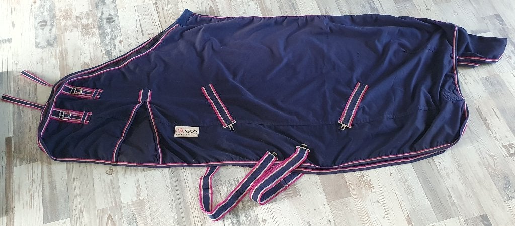 Gebruikte zomerdeken met schade, maat 185 cm, Gebruikt, Overige merken, Ophalen of Verzenden, Blauw