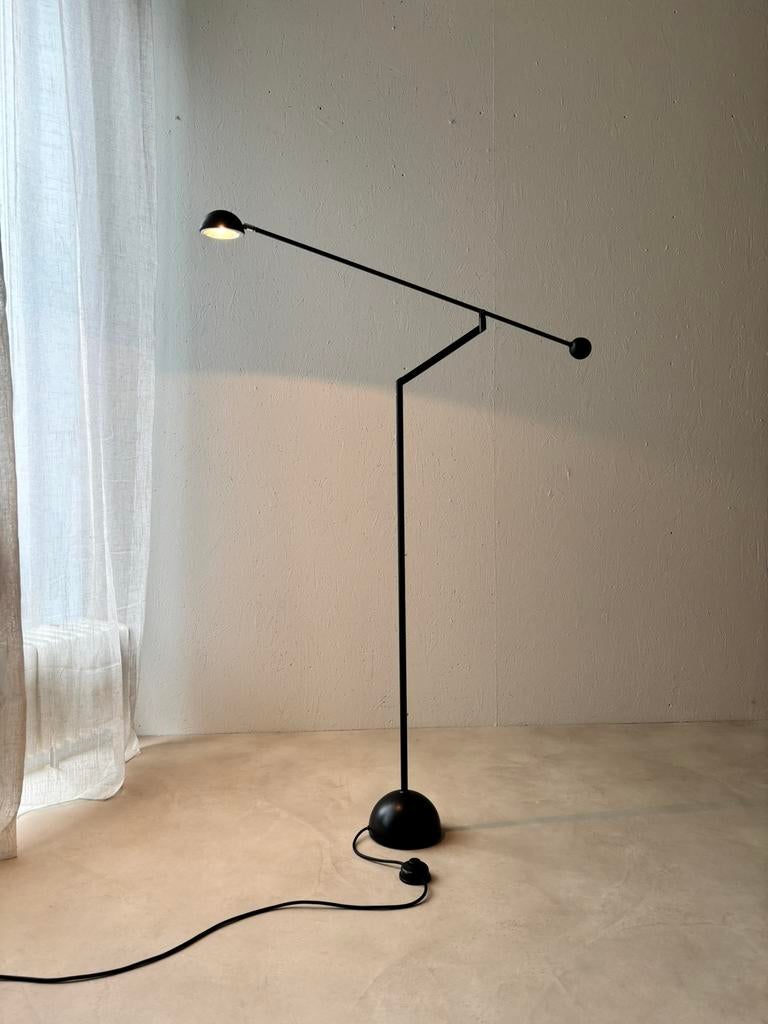 Memphis vloerlamp Counterbalance Sölken 80s, Ophalen of Verzenden, Zo goed als nieuw, Metaal, Memphis