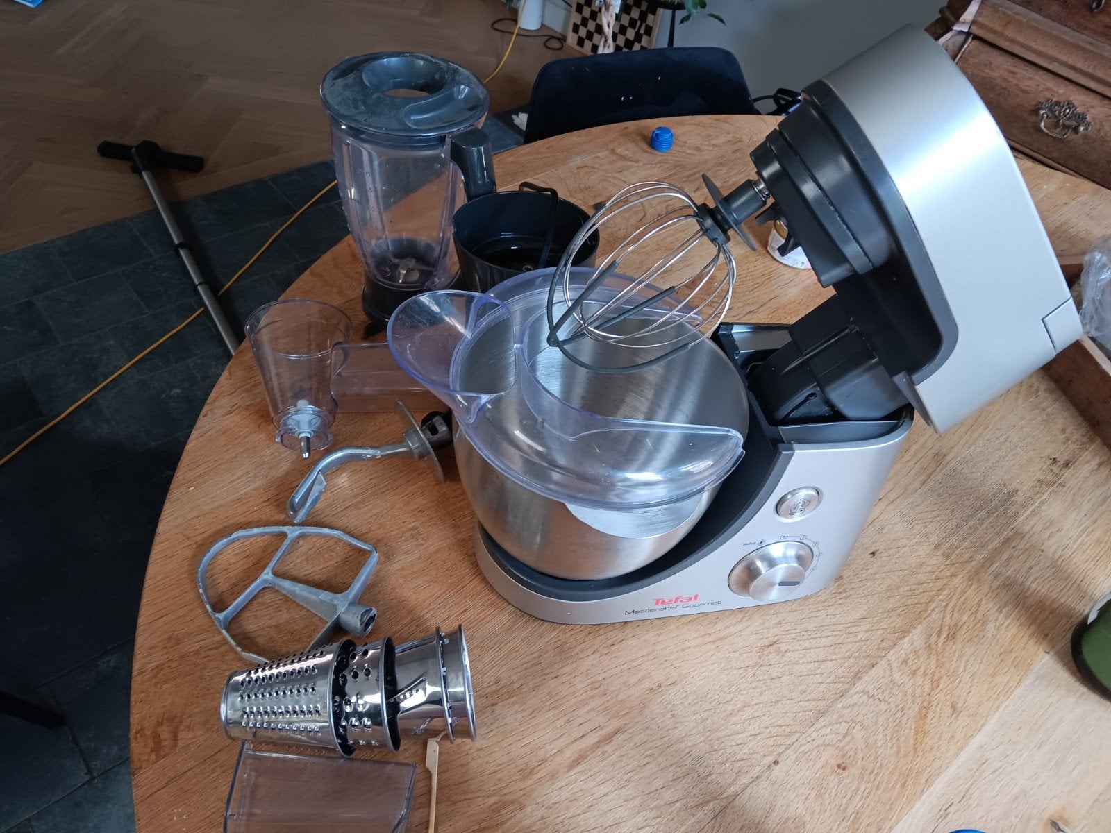 Tefal mastercheff gourmet keukenmachine, Ophalen of Verzenden, Gebruikt, 3 snelheden of meer