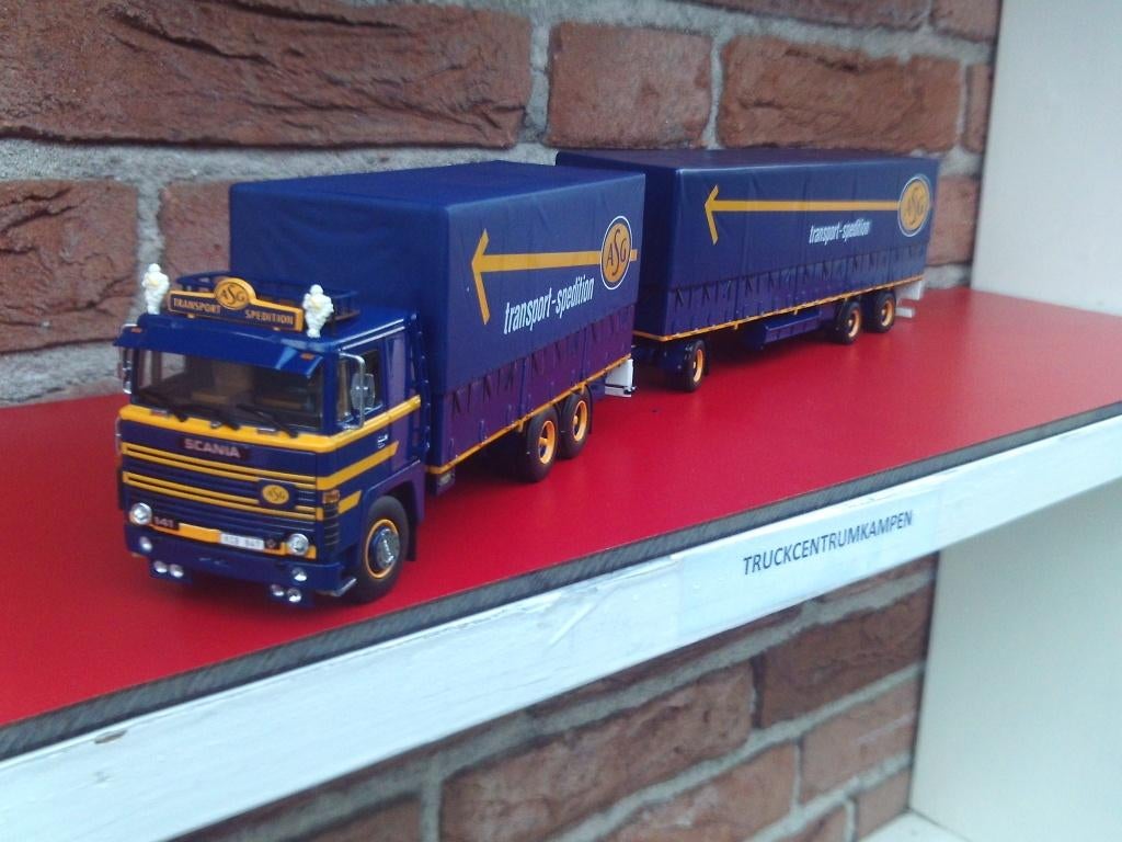 Tekno  Scania  141  Rigid  Truck  van  A.S.G., Ophalen of Verzenden, Nieuw, Bus of Vrachtwagen, Tekno