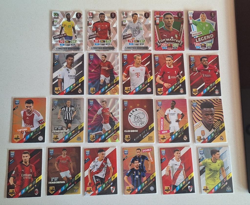 FIFA 365 Adrenalyn XL 2023 Voetbal Kaartjes Collectie, Ophalen of Verzenden, Zo goed als nieuw, Poster, Plaatje of Sticker