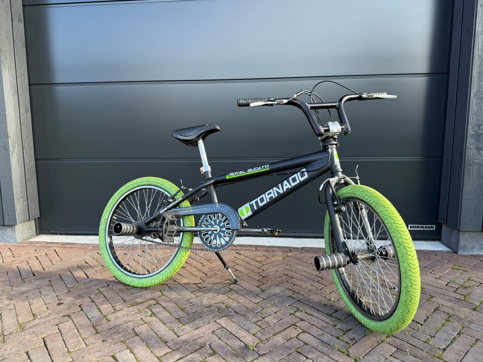 Tornado Royal Bugatti BMX - Zwart/Groen 20 inch, Fietsen en Brommers, Ophalen, Gebruikt, Staal, Velgrem