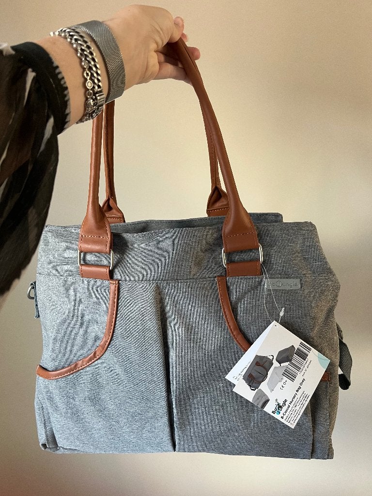Nieuwe Bo Jungle B Casual Luiertas grijs, Verzorgingstas, Overige merken, Nieuw, Ophalen of Verzenden