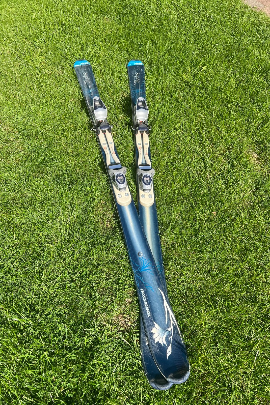 Rossignol Saphir Snow 1 ski’s 160 cm + bindingen, Ophalen, 160 tot 180 cm, Gebruikt, Rossignol