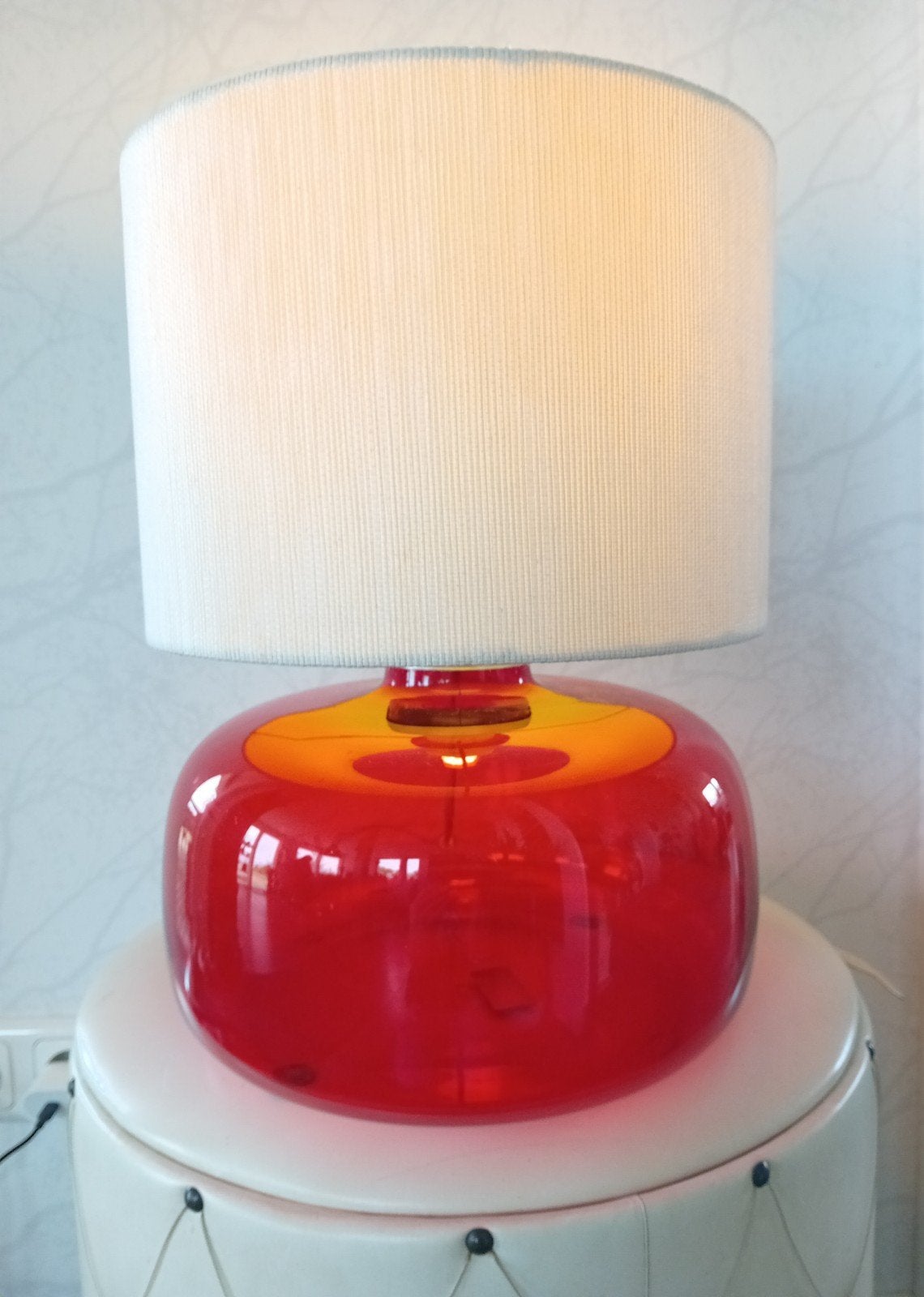 Vintage disign mondgeblazen lamp Carl Öjerstam  Ikea, Vintage, Ophalen of Verzenden, IKEA, Glas