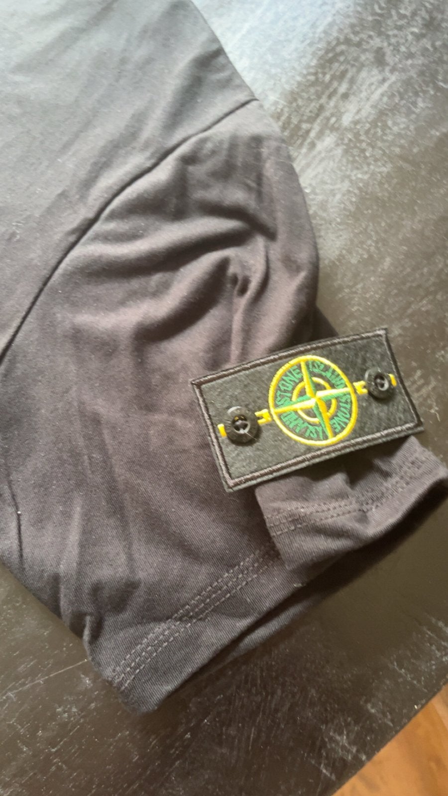 Stone Island T-shirt Zwart Maat S, Ophalen of Verzenden, Nieuw, Maat 46 (S) of kleiner, Zwart