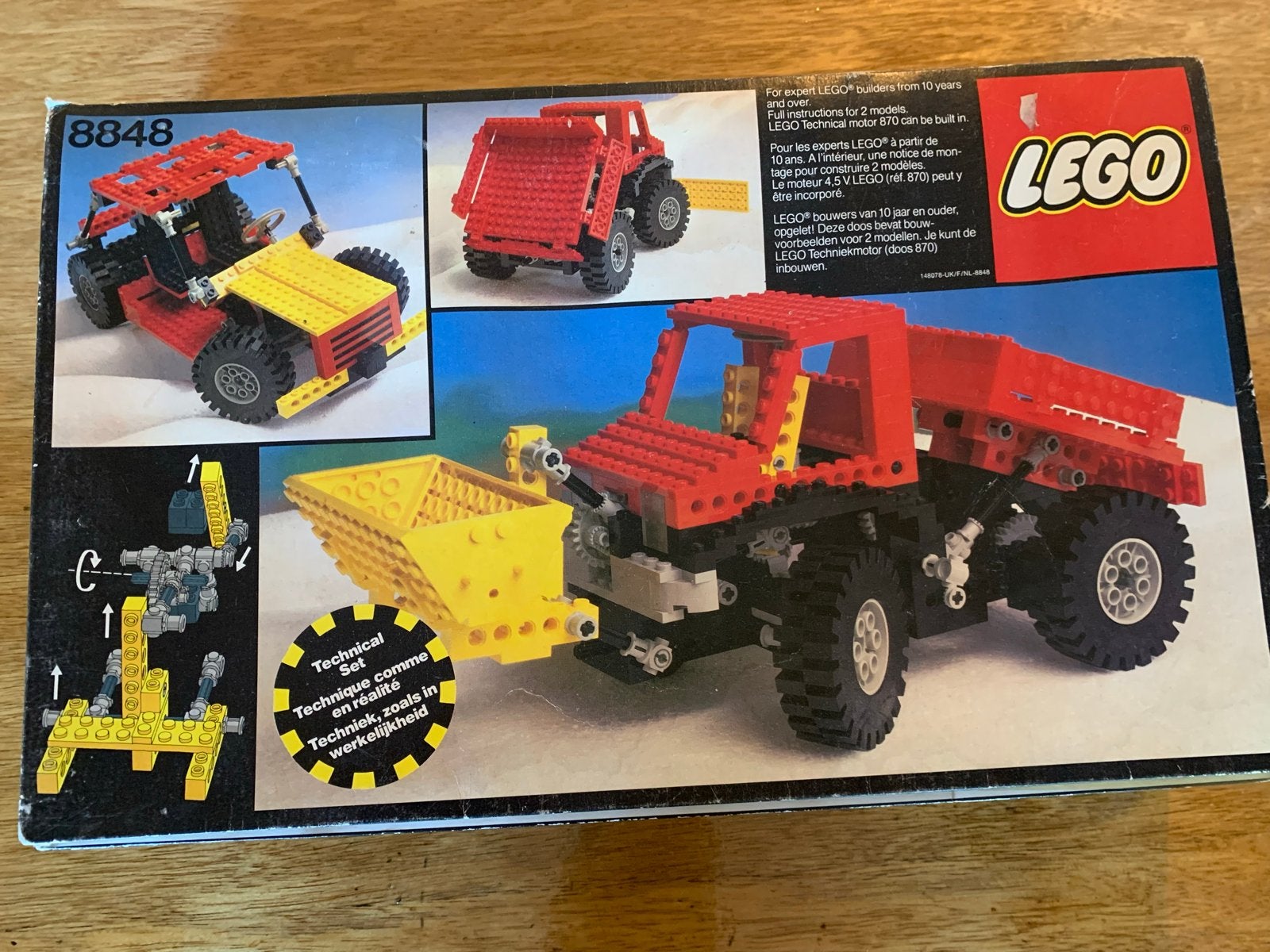 Lego Technic 8848 - Power Truck (1980) - Vintage Set, Gebruikt, Lego, Ophalen of Verzenden, Technic