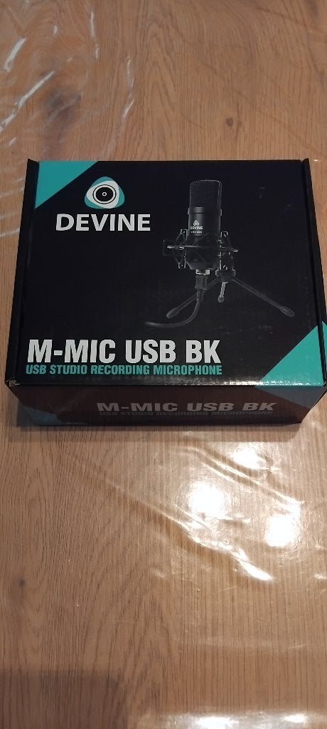 Devine M-Mic USB BK studiomicrofoon, Muziek en Instrumenten, Ophalen of Verzenden, Zo goed als nieuw, Studiomicrofoon