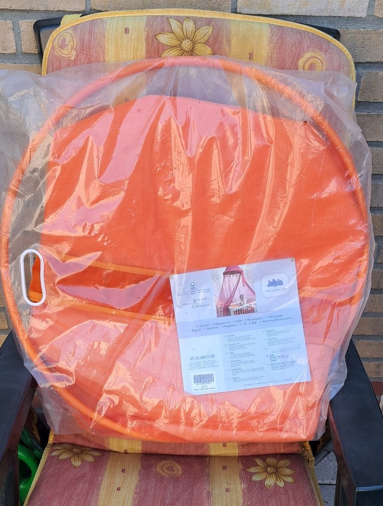 te koop oranje jollein klamboe 230 x 60 x 850 cm nieuw in ve, Oranje, Overige merken, Nieuw, Ophalen of Verzenden