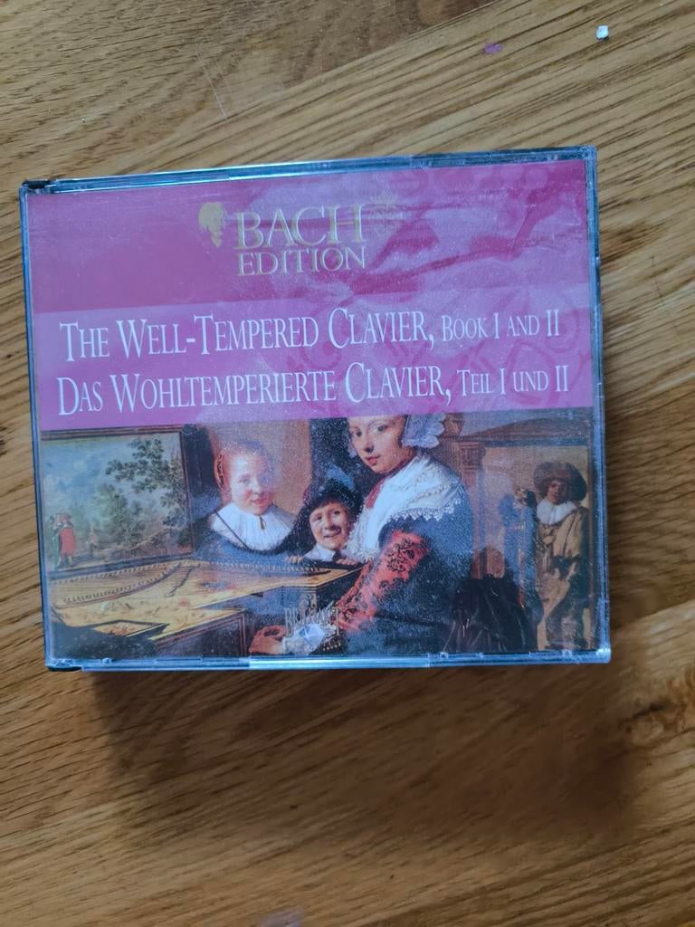 Bach edition  The well-tempered clavier 4 cd's, Ophalen of Verzenden, Barok, Zo goed als nieuw, Overige typen
