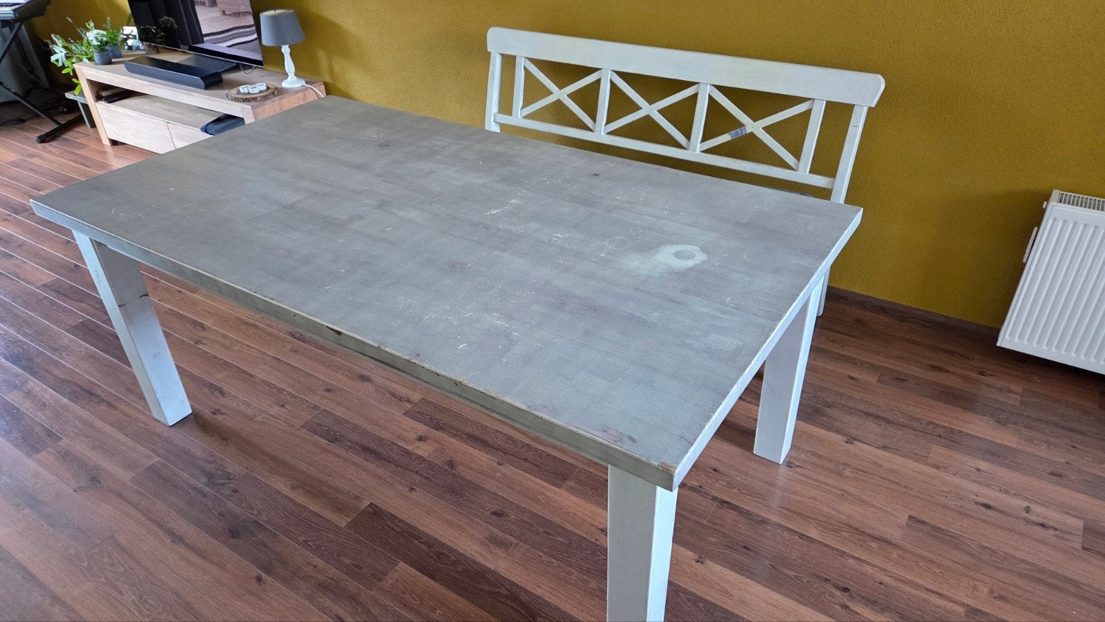 IKEA Forsby Eettafel met bank en opbergruimte, Ophalen, Gebruikt, 50 tot 100 cm, Landelijk