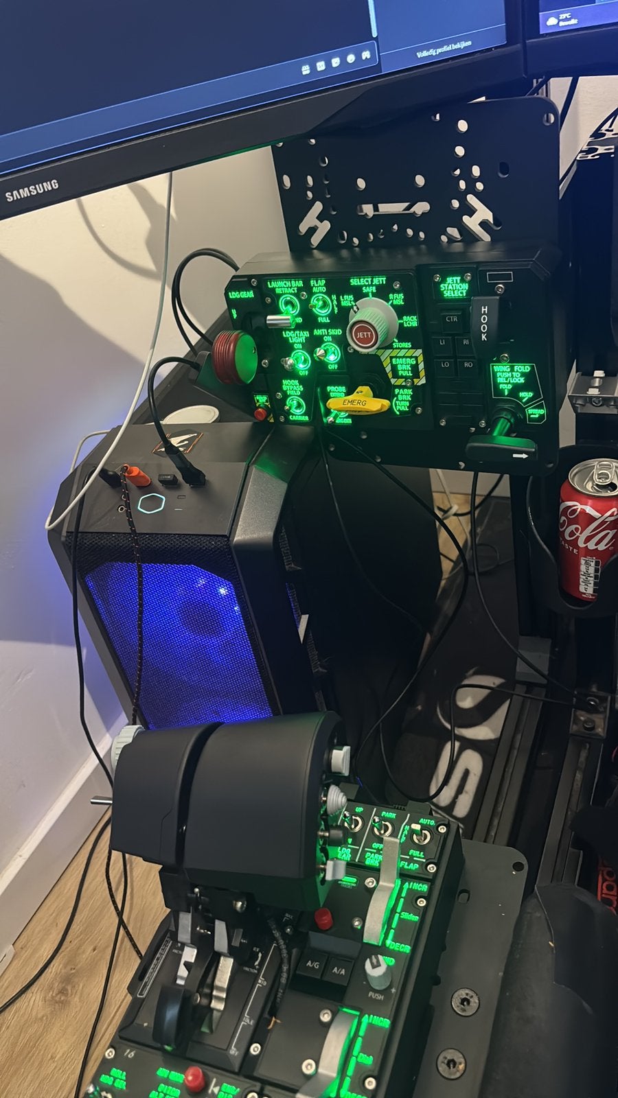 Winwing Orion 2 HOTAS + Take-off panel + Rudders, Ophalen of Verzenden, Zo goed als nieuw