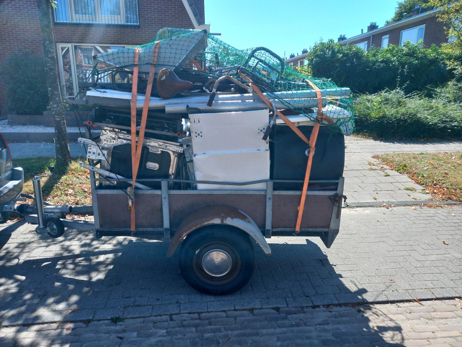 Gezocht oudijzer, Ophalen, Gebruikt, IJzer
