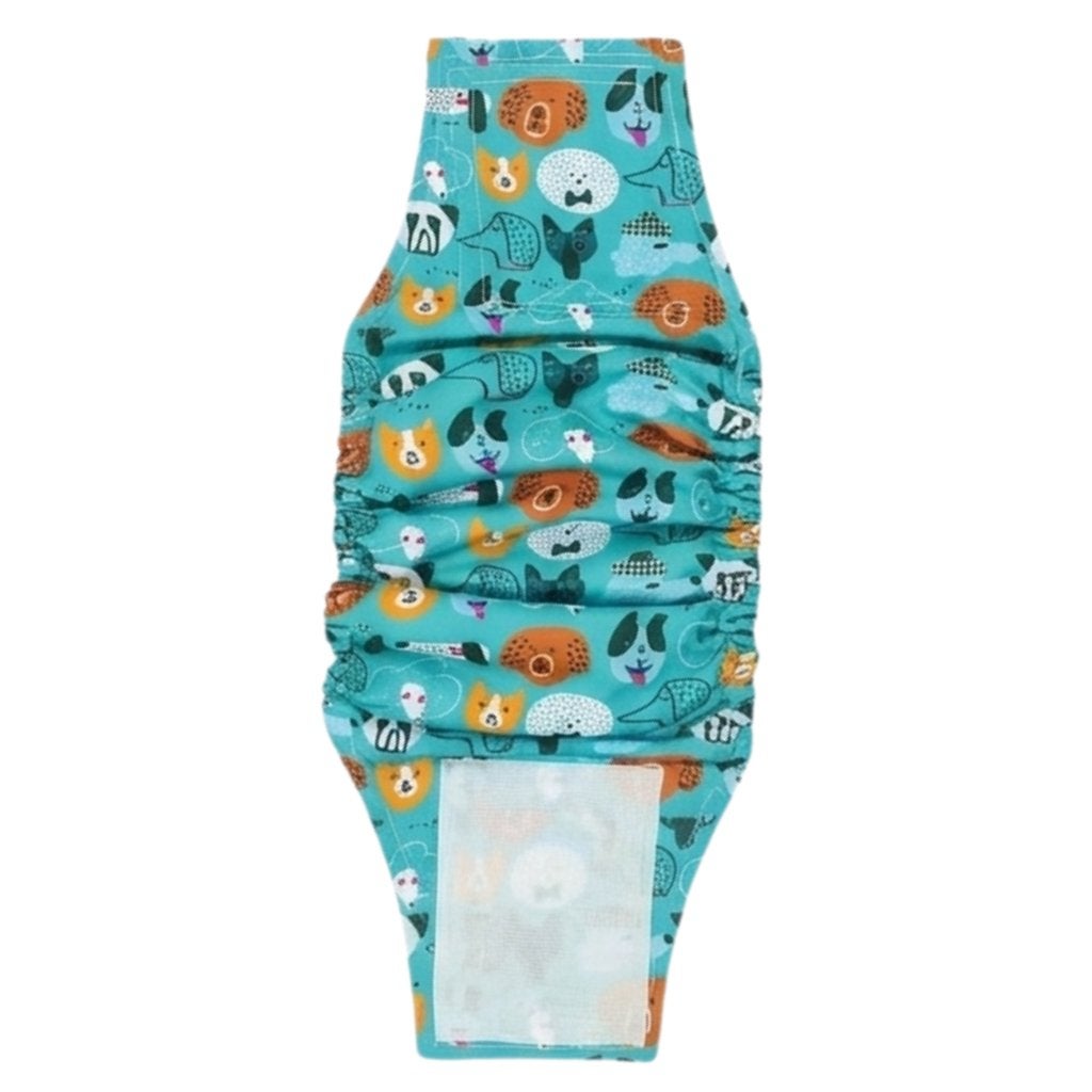 Reuenband Turquoise hondenprint maat S, Overige merken, Verzenden, Nieuw