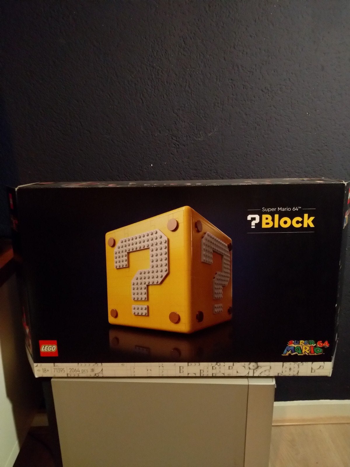 Lego Super Mario 64 Vraagtekenblok (71395), Overige thema's, Lego, Ophalen of Verzenden, Complete set