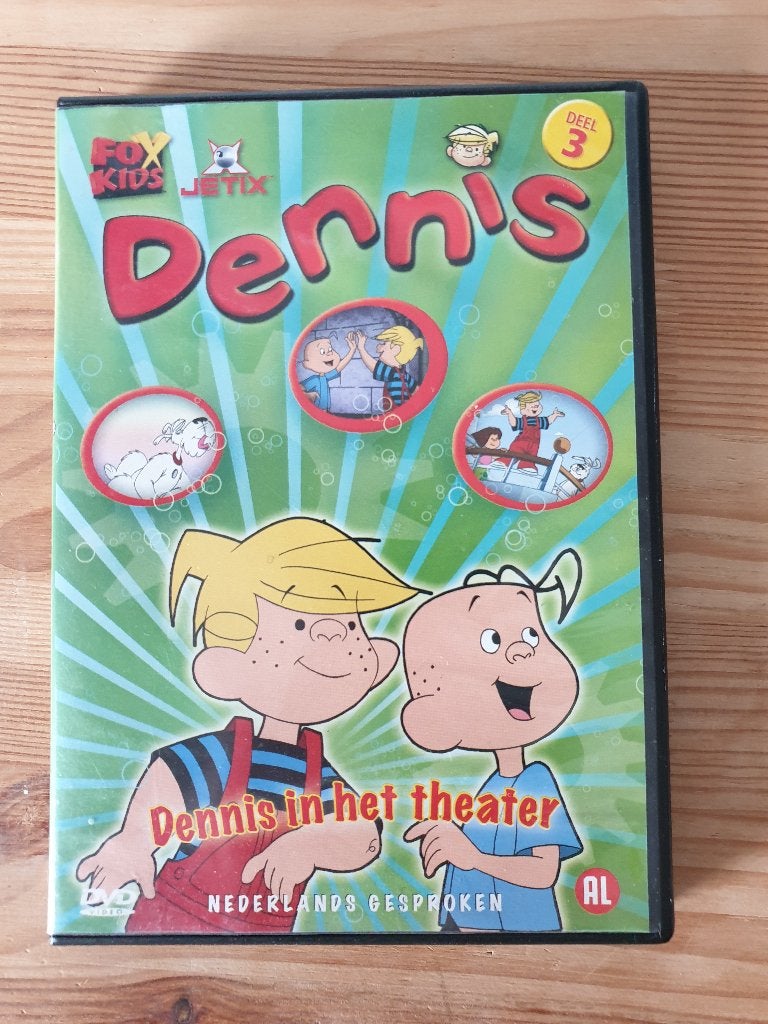 DVD - Dennis - Deel 3 Dennis in het Theater, Cd's en Dvd's, Gebruikt, Animatie, Ophalen of Verzenden, Alle leeftijden