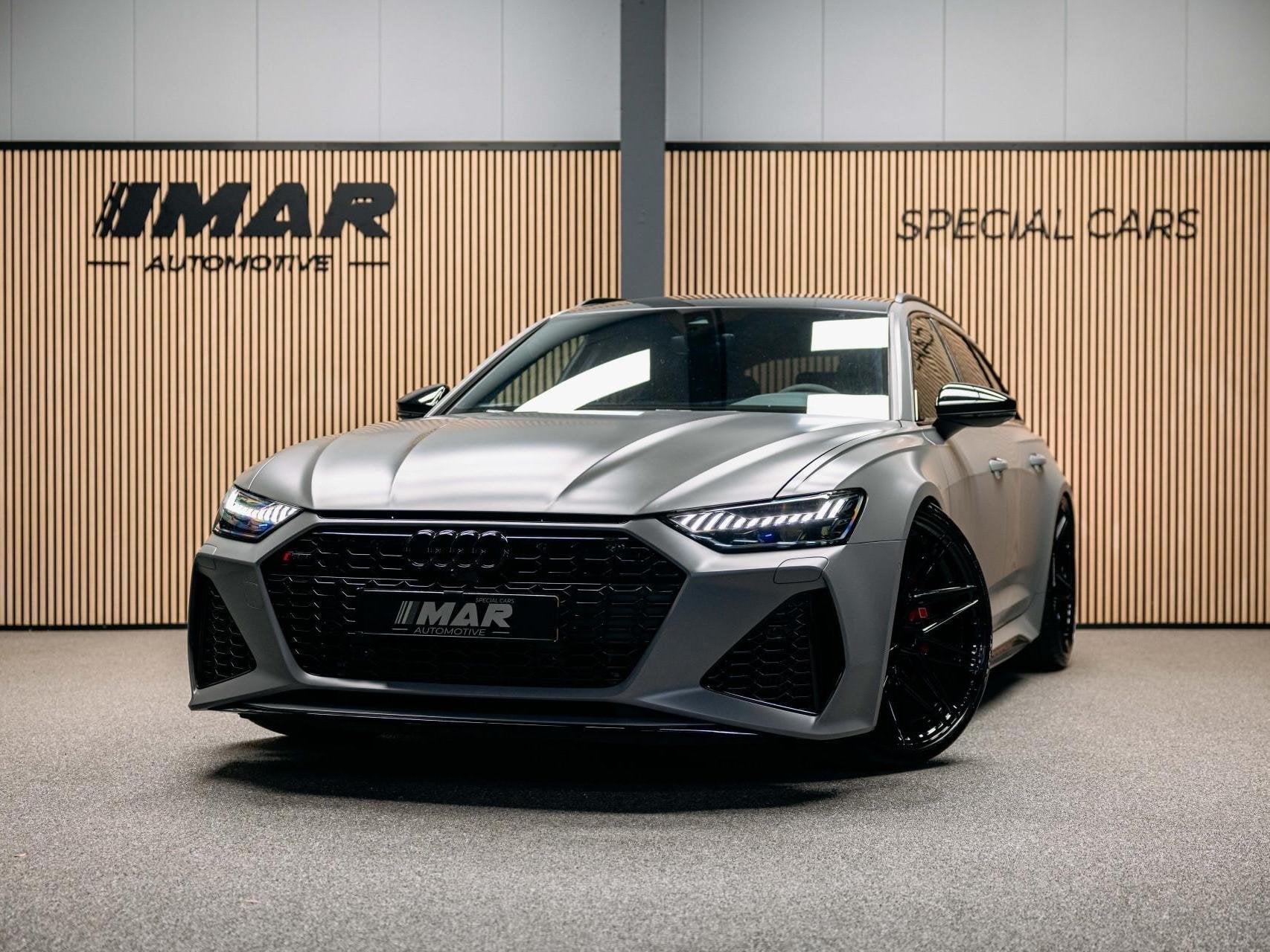 Audi RS6 Avant TFSI quattro | Beton grijs matte | 23 inch Vo, Auto's, Automaat, Gebruikt, 600 pk, RS6