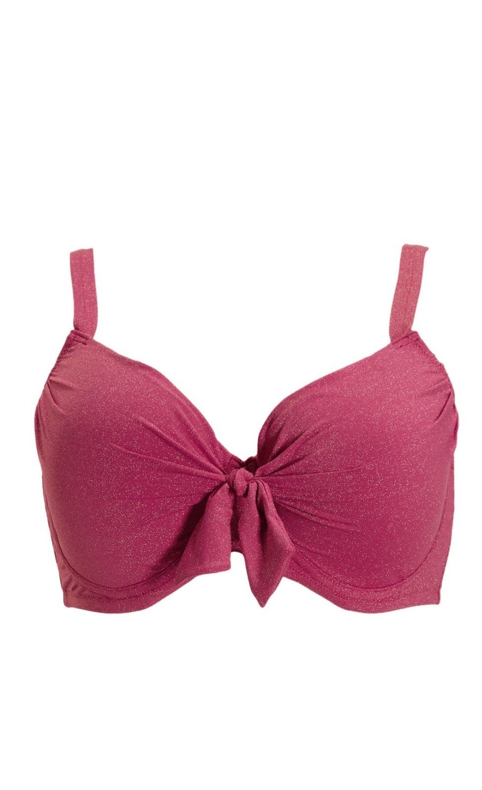 Beachwave Curve Bikini Donkerroze met Lurex F95/44, Kleding | Dames, Badmode en Zwemkleding, Beachwave, Ophalen of Verzenden, Zo goed als nieuw