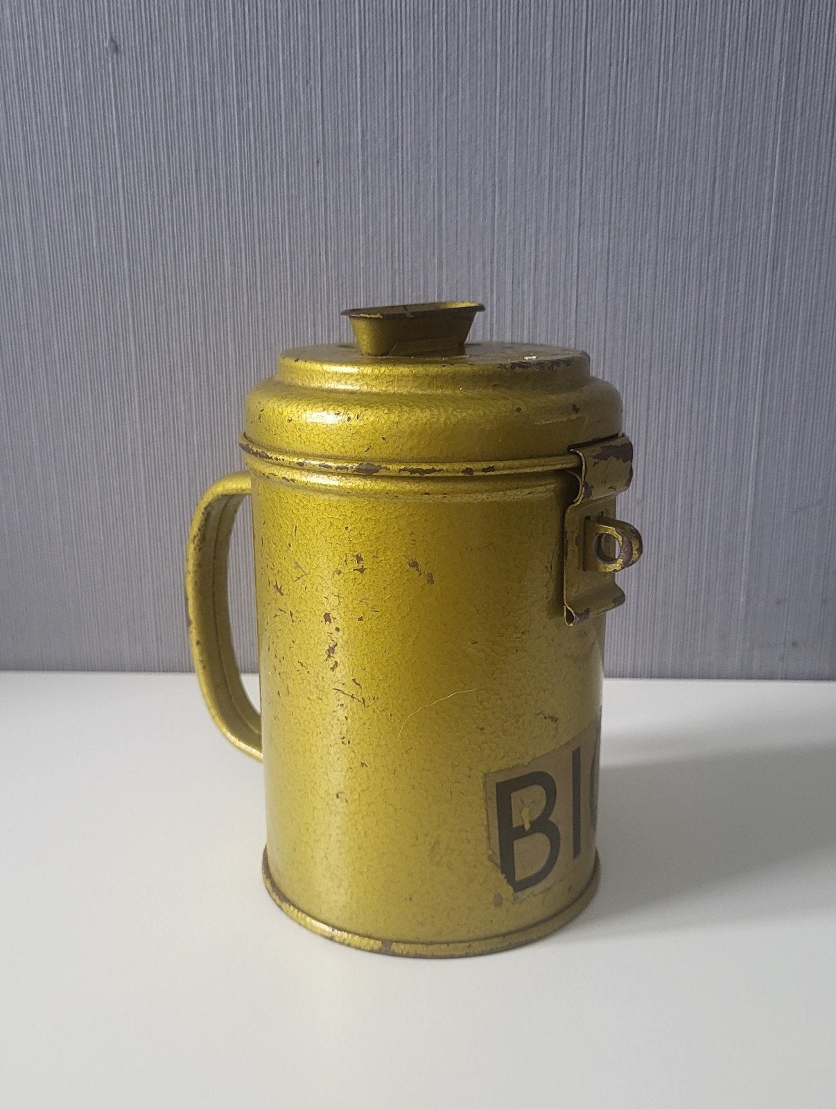 Oude metalen collectebus, Ophalen of Verzenden