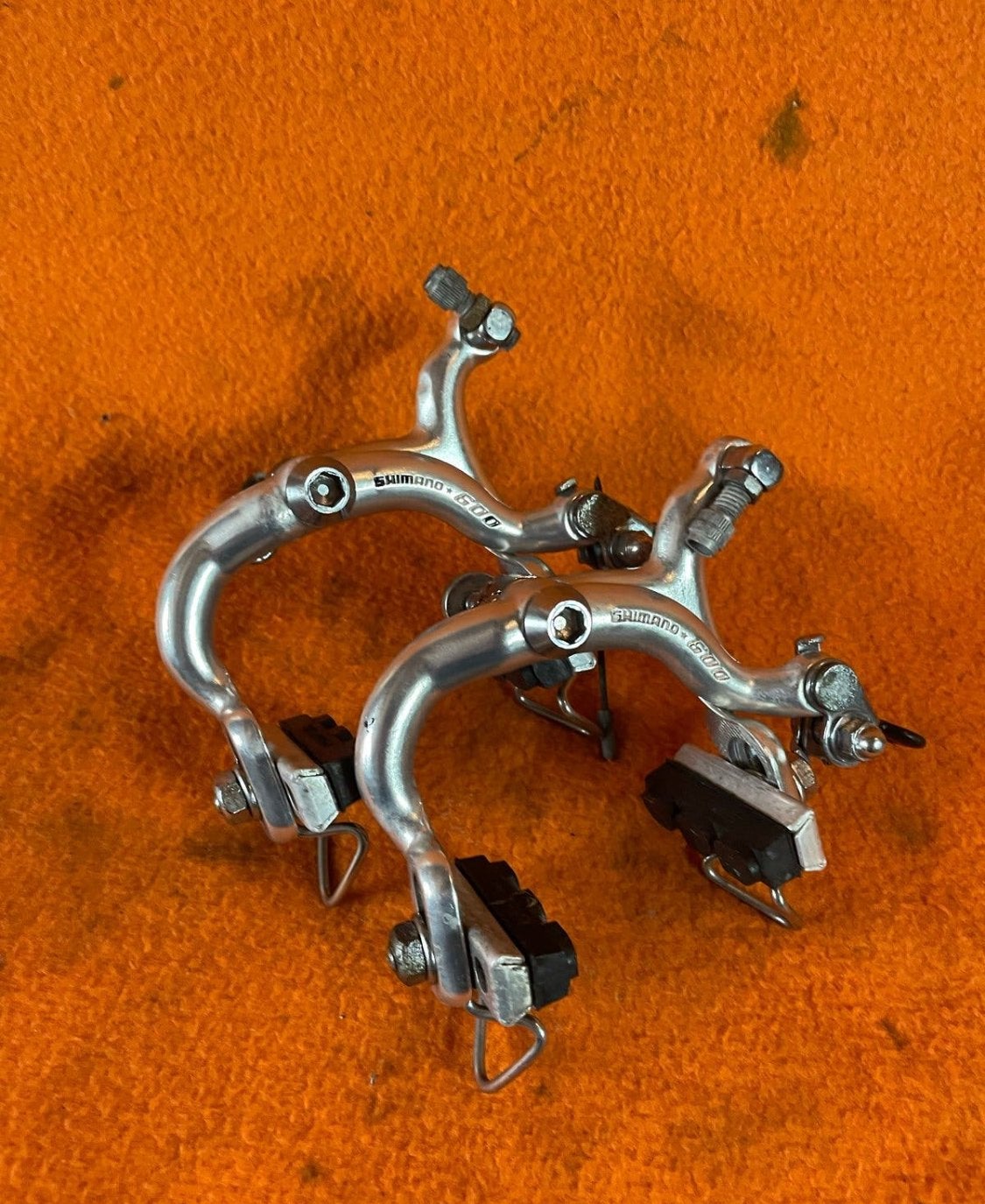 Shimano 600 Arabesque Remmen - Vintage remhoeven racefiets, Fietsen en Brommers, Fietsonderdelen, Remmen, Gebruikt, Verzenden