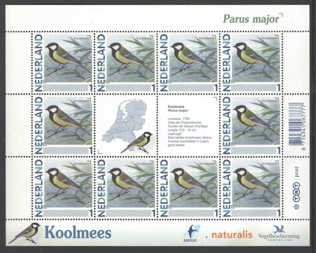 Nederland NVPH nr V2791 postfris Koolmees 2011, Ophalen of Verzenden, Na 1940, Postfris