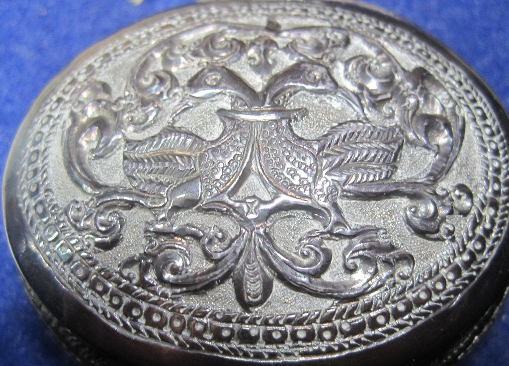 Art Deco Zilver pepermuntdoosje circa 1950, Antiek en Kunst, Ophalen, Zilver
