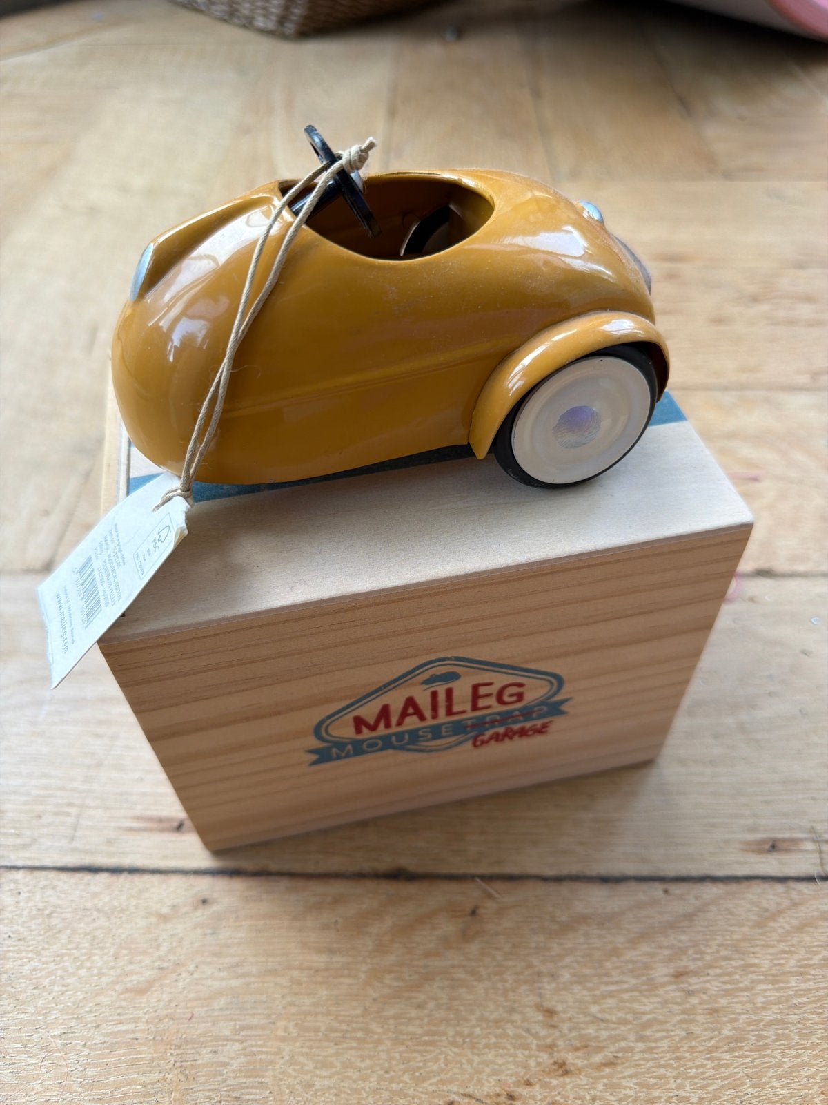 Maileg Muis Auto - Geel, Verzenden, Nieuw