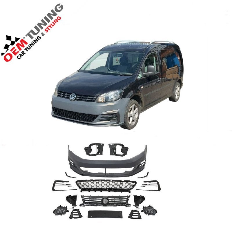 Voorbumper voor Caddy MK3.5 | 7.5 GTI GTD Look 10-15