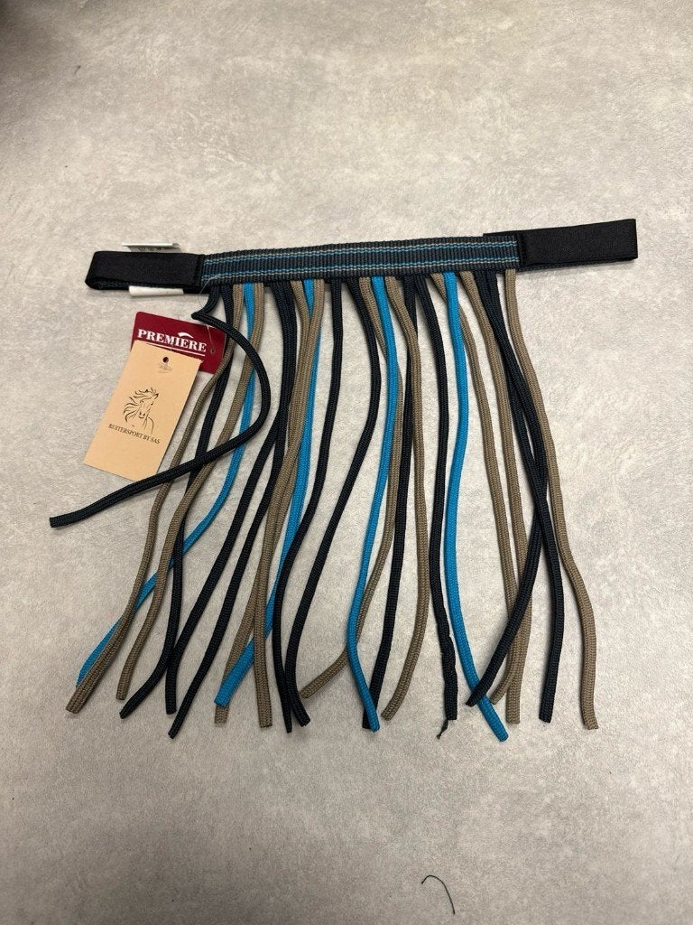 Première vliegenfrondeel blauw pony, Dieren en Toebehoren, Meerkleurig, Nieuw, Frontriem, Ophalen of Verzenden