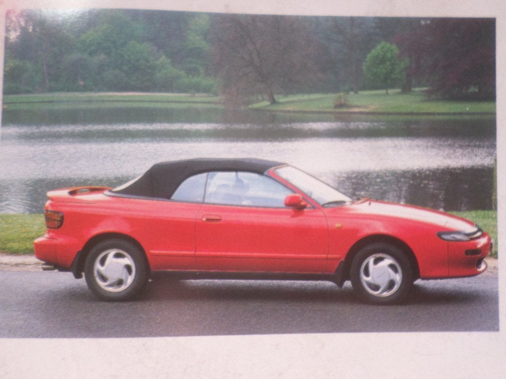 Toyota Celica STI & GTI & Carlos Sainz & Cabrio Brochure, Ophalen of Verzenden, Zo goed als nieuw, Toyota
