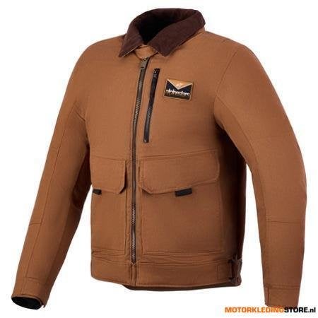 Alpinestars Mustang WP Motorjas, Bruin, Ophalen of Verzenden, Nieuw met kaartje