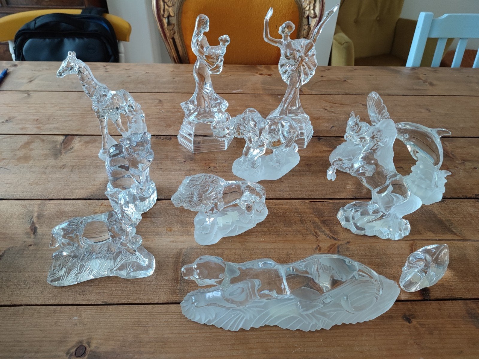Vintage kristallen dieren en figuren, Ophalen of Verzenden, Zo goed als nieuw, Dier