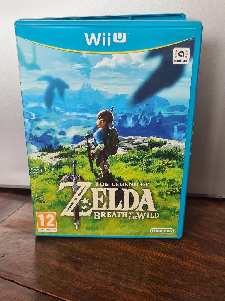 Zelda Breath of the Wild Wii U, Avontuur en Actie, 1 speler, Ophalen of Verzenden, Zo goed als nieuw