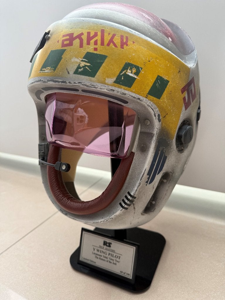 Y Wing Replica Star Wars Helm van RS Prop Masters, Ophalen of Verzenden, Zo goed als nieuw, Replica
