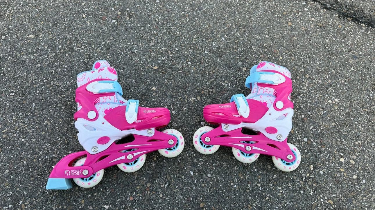 Verstelbare kinder skeelers maat 26-29 - Zo goed als nieuw, Sport en Fitness, Skeelers, Ophalen, Verstelbaar, Zo goed als nieuw