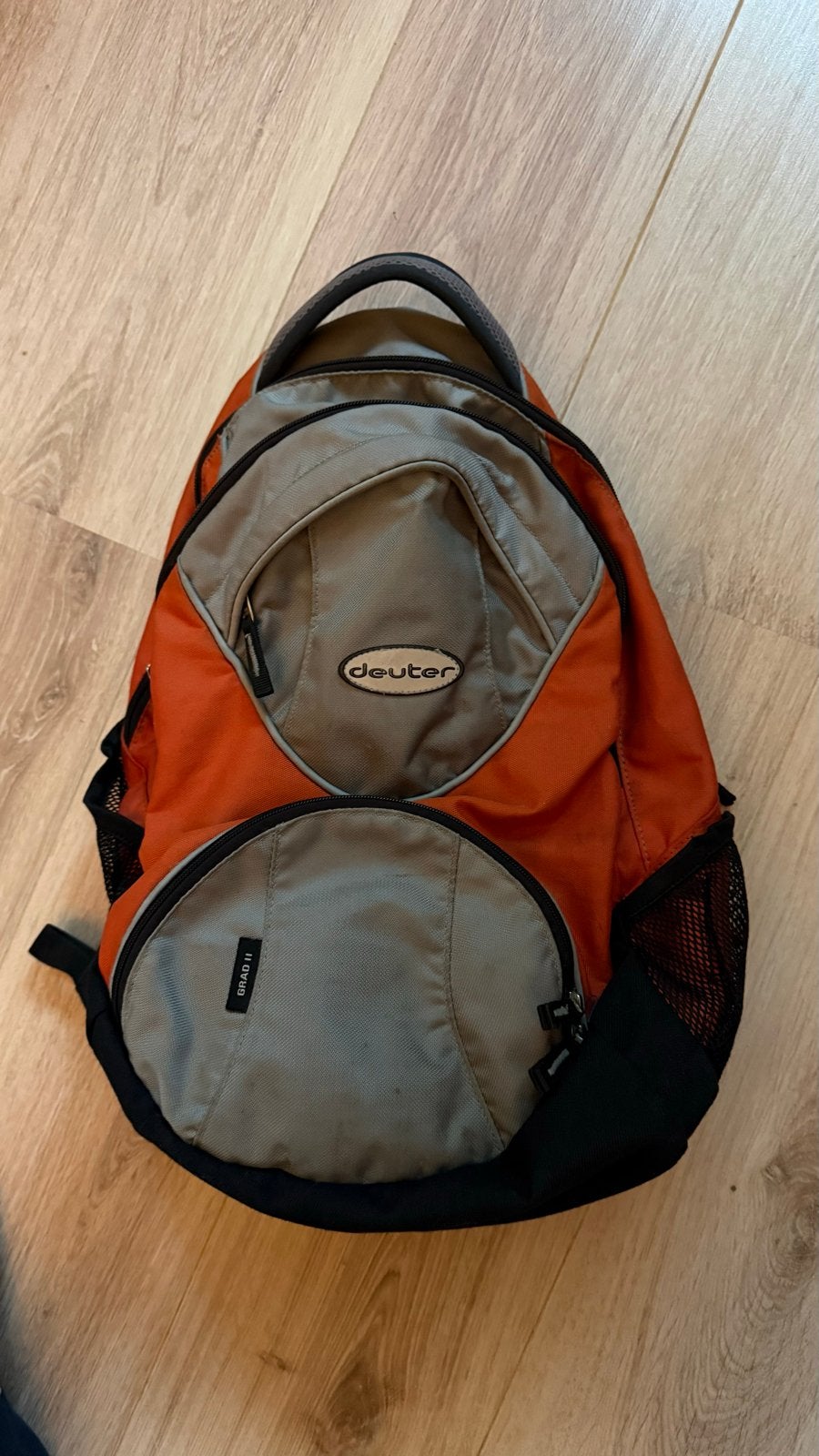 Deuter grad II backpack - Oranje/Grijs, Sieraden, Tassen en Uiterlijk, Gebruikt, 25 tot 40 cm, Ophalen of Verzenden, Overige merken