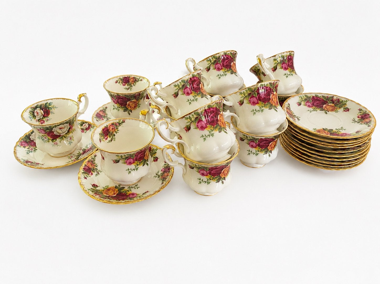 Royal Albert service, Ophalen, Zo goed als nieuw, Porselein, Kop en/of schotel