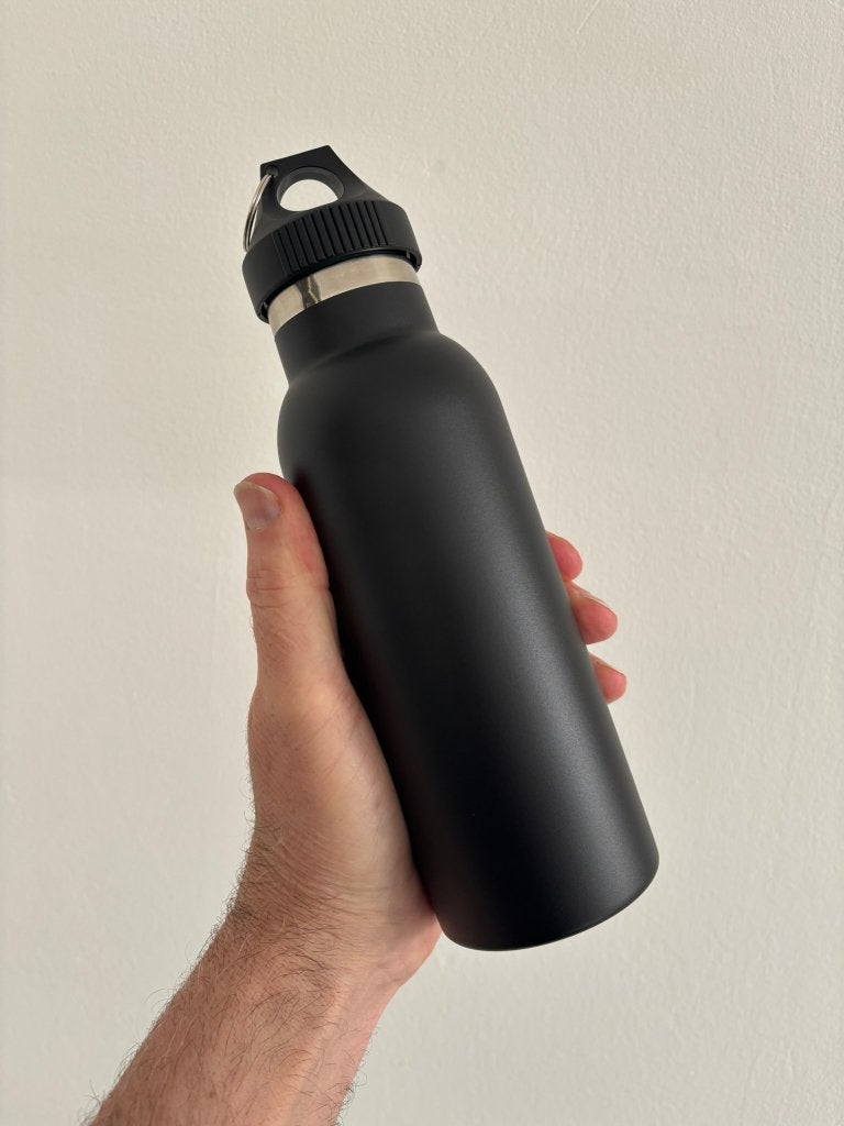 Zwarte thermosfles 500ml., Ophalen, Nieuw, Info@thebluebottle.nl, The Blue Bottle