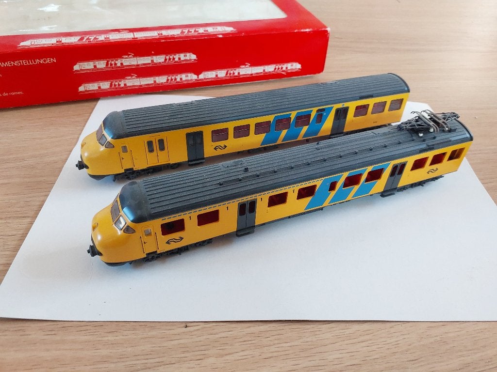 Fleischmann 4472 NS mat64 942, Hobby en Vrije tijd, Modeltreinen | H0, Gelijkstroom, Fleischmann, Analoog, Ophalen of Verzenden