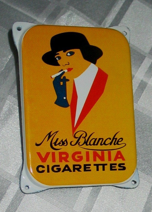 Miss Blanche emaille muur bordje, Verzenden, Reclamebord