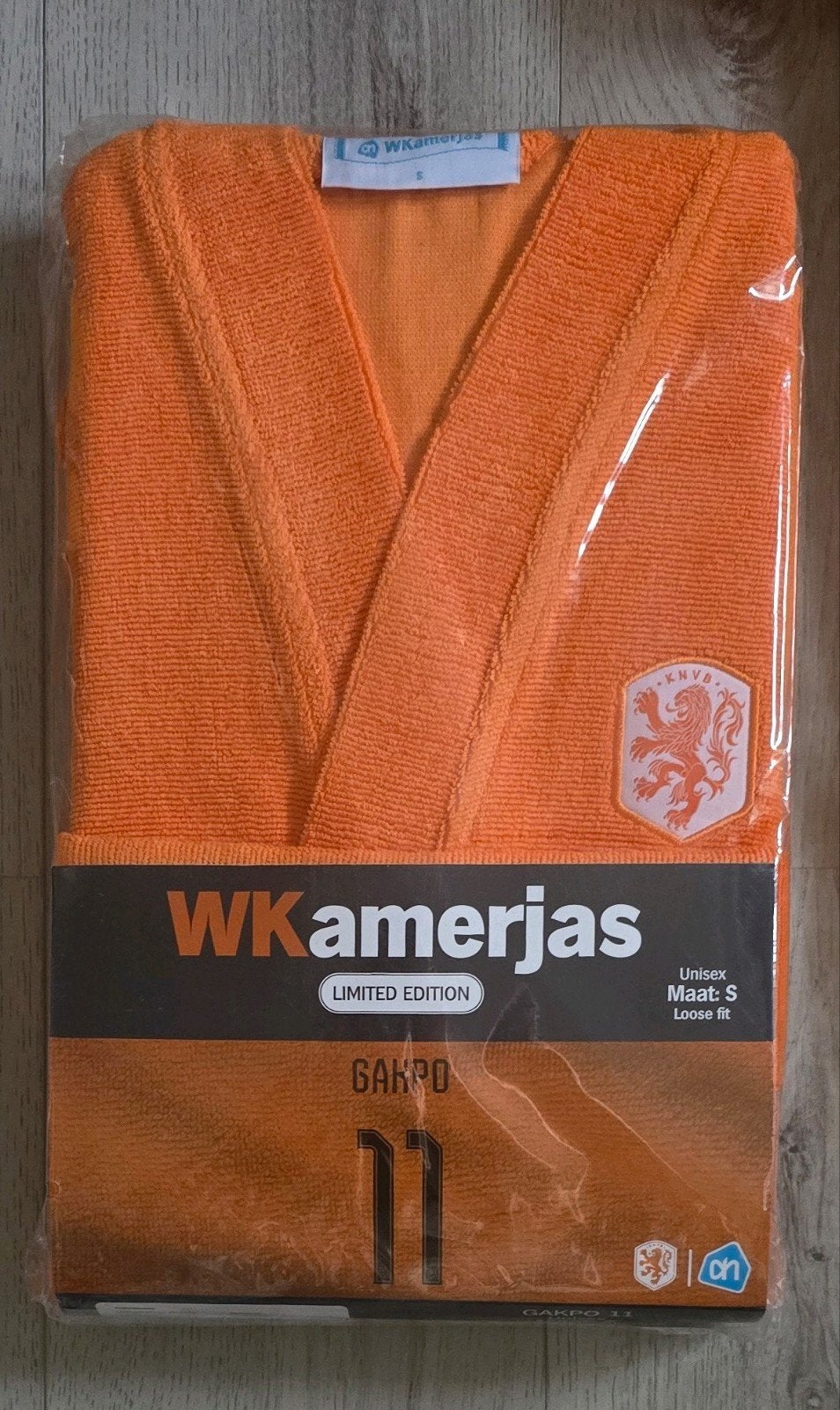 Wk kamerjas ah wk  badjas oranje gakpo maat s, Ophalen of Verzenden, Nieuw, Buitenlandse clubs, Shirt